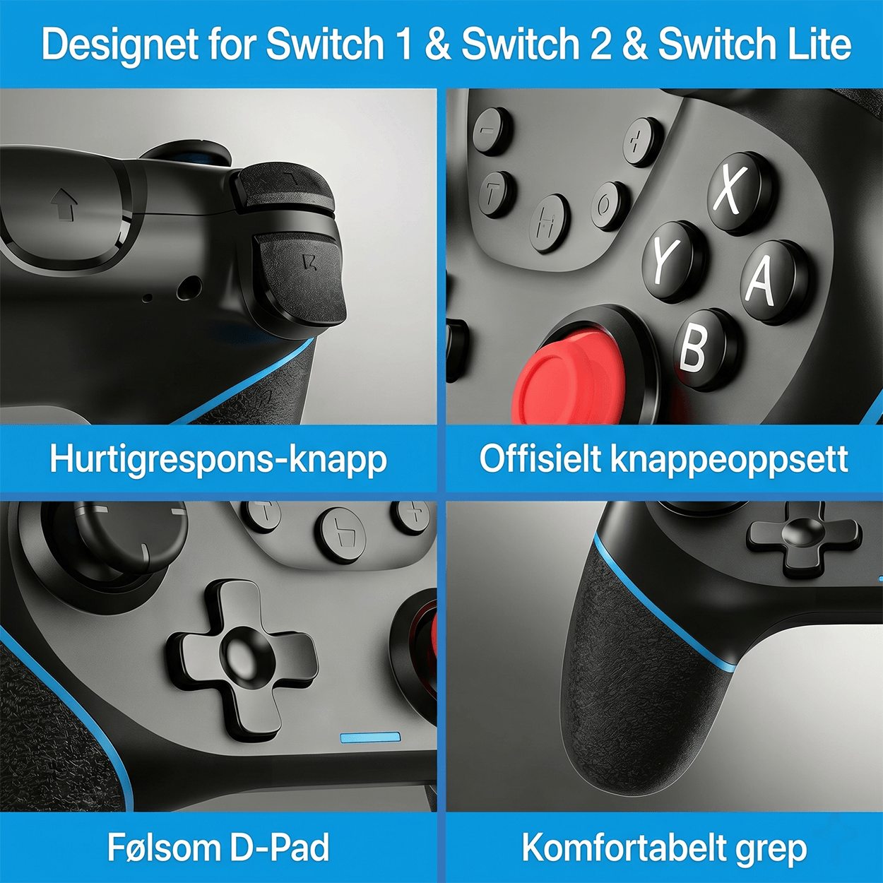 Nintendo Switch Wireless Controller SW-01 - Trådløs spillkontroller