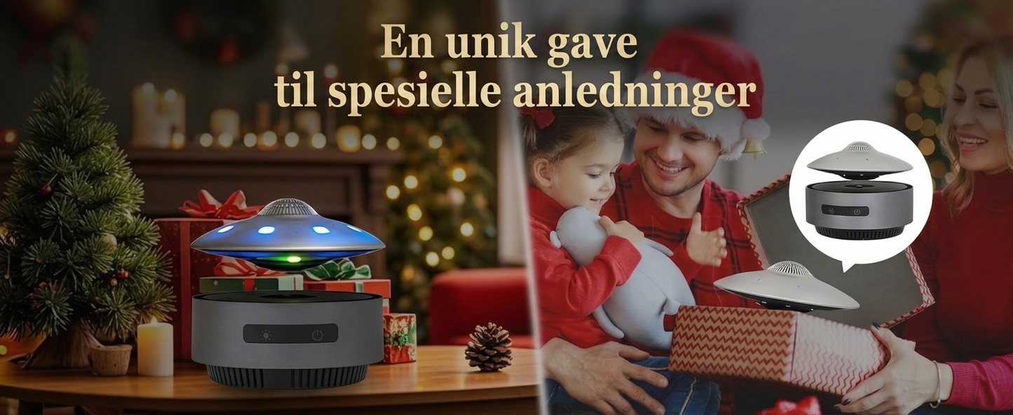 BEIOZGLONG UFO Magnetisk Leviterende Bluetooth-høyttaler