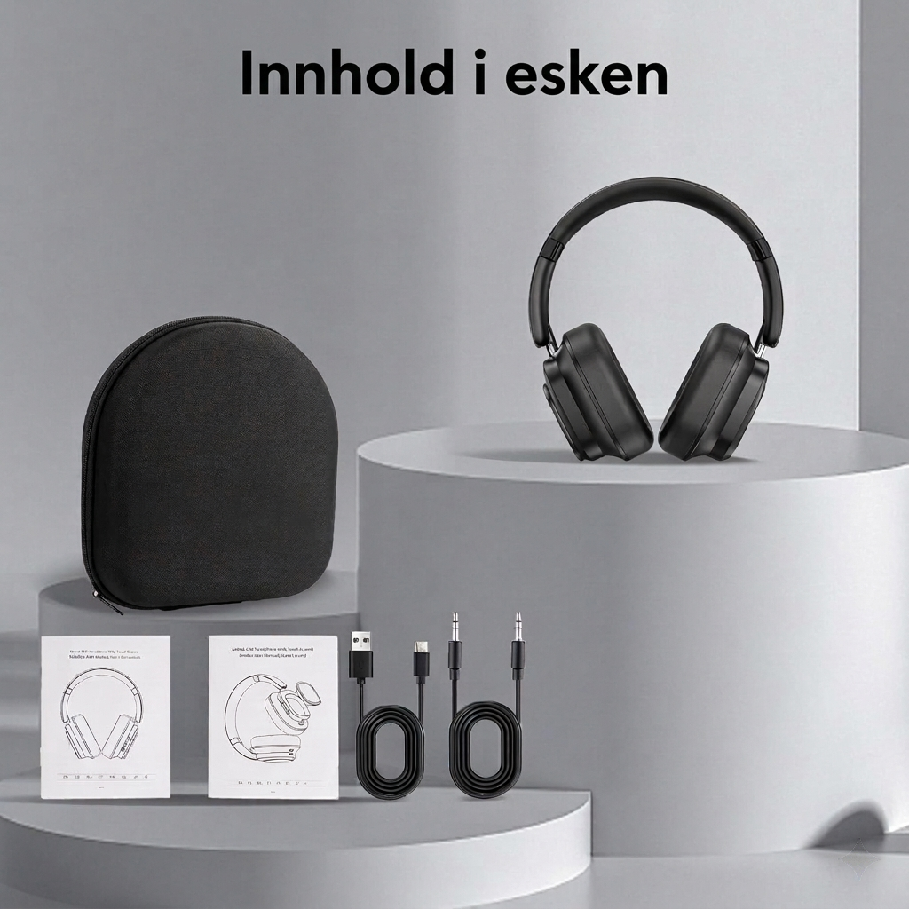 Siindoo JH-ANC930Plus Hybrid ANC Trådløs hodetelefon
