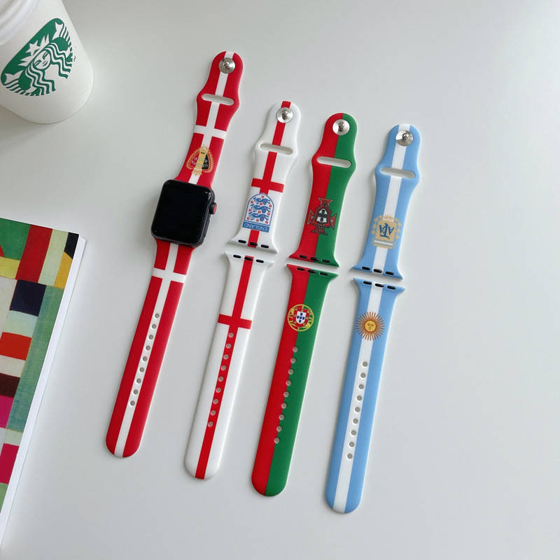 Reimer til Apple Watch med nasjonalflaggene