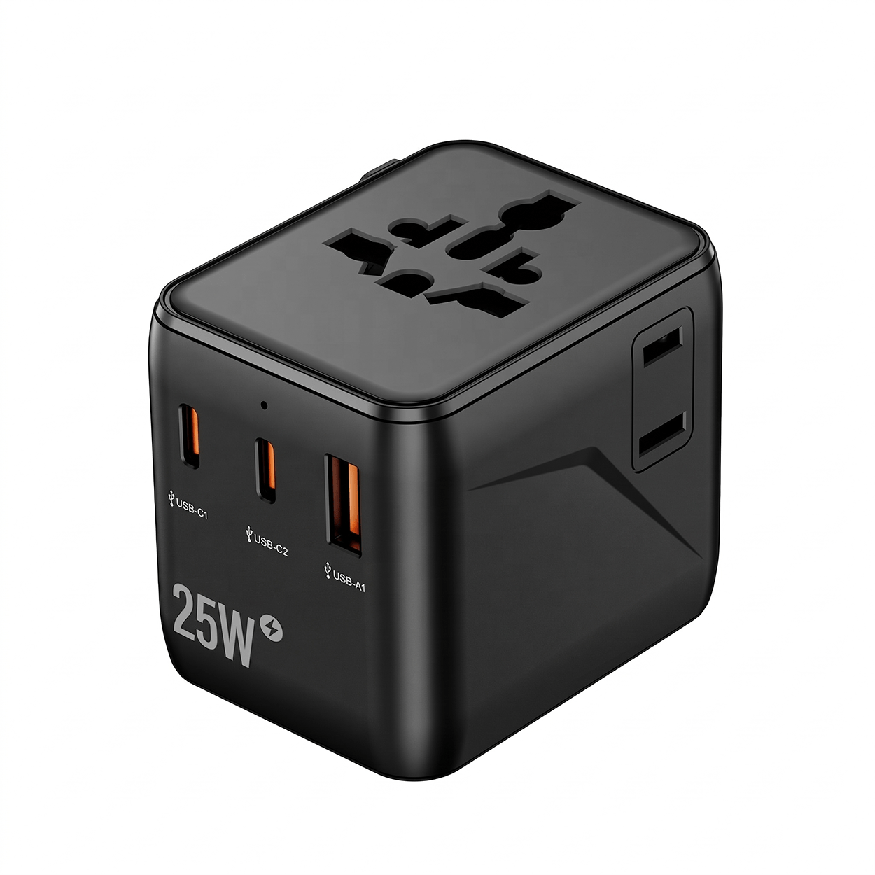Universal Travel Plug Adapter 1005DC – 25W PD GaN Alt-i-ett universell reiseadapter