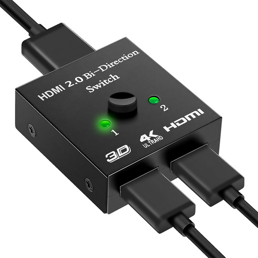 2-i-1 / 1-i-2 HDMI-bryter boks
