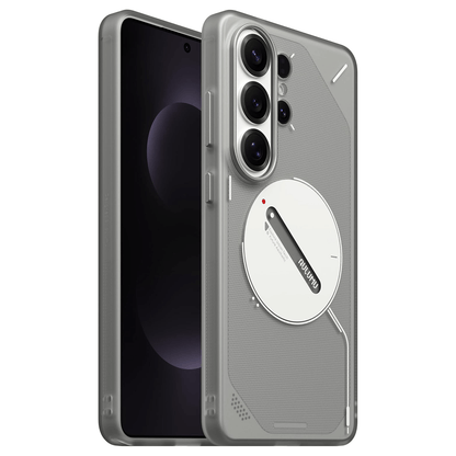 Aulumu S26 Ultra Galaxy Magnetisk deksel (Gjennomsiktig grå)