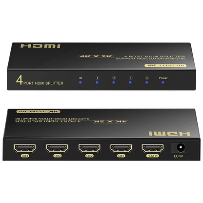 YITROX YT-SP104 4K HDMI-splitter 1 inn 4 ut