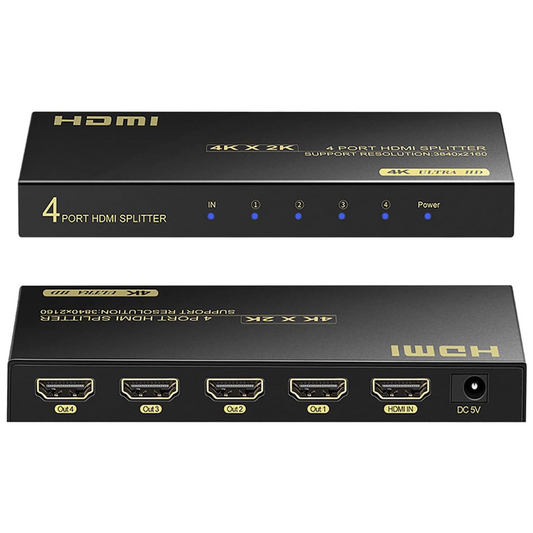 YITROX YT-SP104 4K HDMI-splitter 1 inn 4 ut