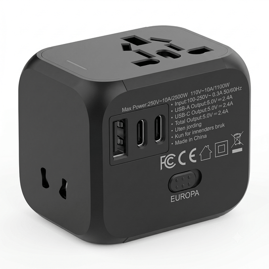 Adrinfly SA17-227H010 Universell Reiseadapter