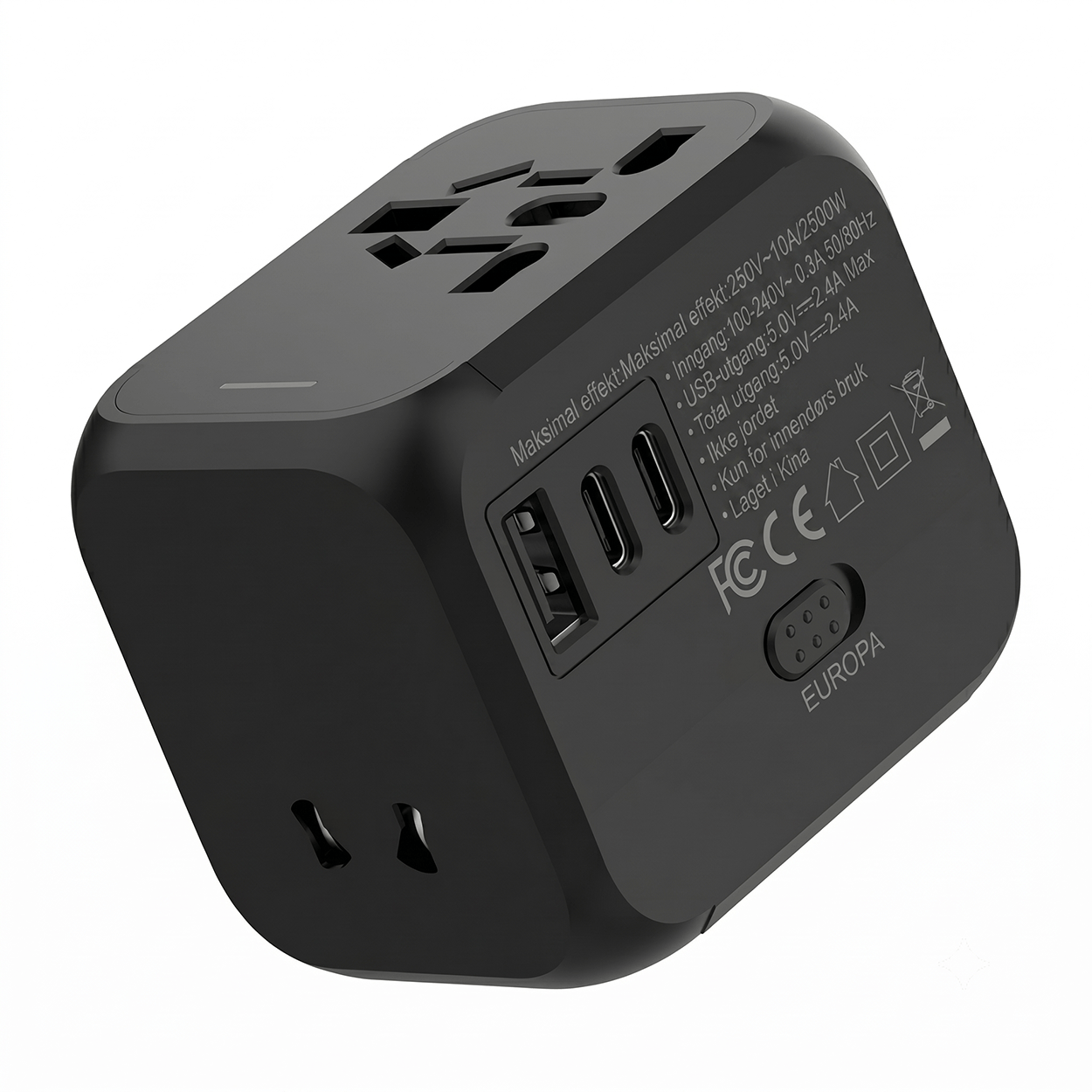 Adrinfly SA17-227H010 Universell Reiseadapter