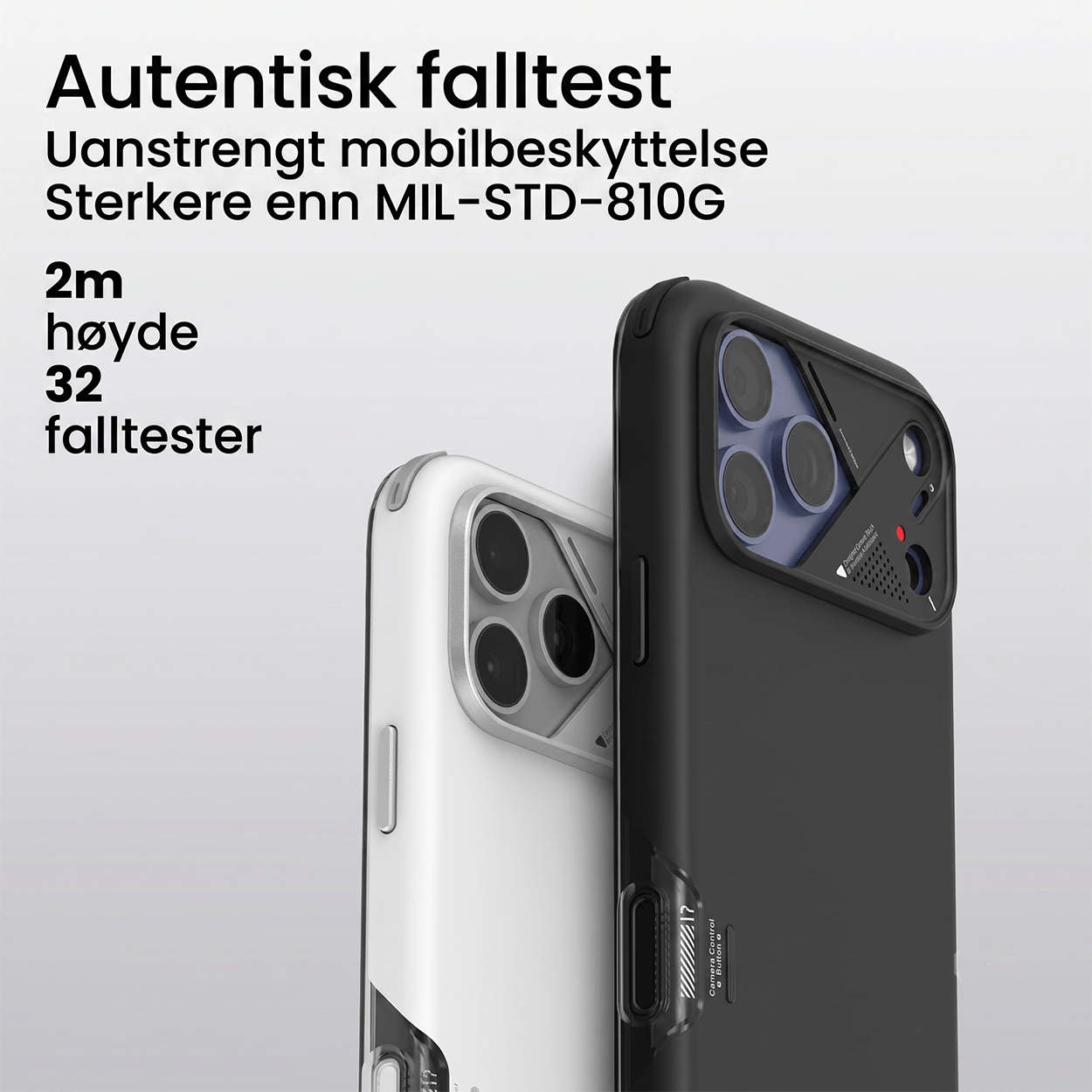 Aulumu A17 Støtsikkert Deksel til iPhone 17 Pro / Pro Max