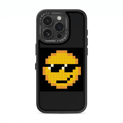 PICDANCE Smart LED-skjermdeksel, iPhone 15 Pro, sort