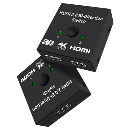 2-i-1 / 1-i-2 HDMI-bryter boks