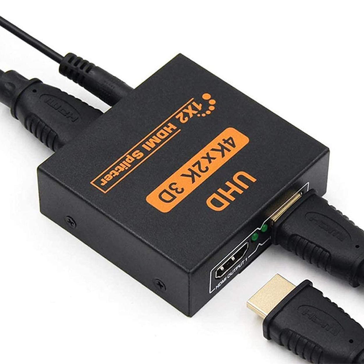 FDBV 4K UHD HDMI Splitter 1 inn 2 ut