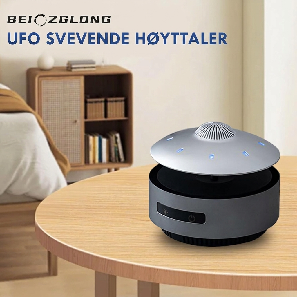 BEIOZGLONG UFO Magnetisk Leviterende Bluetooth-høyttaler
