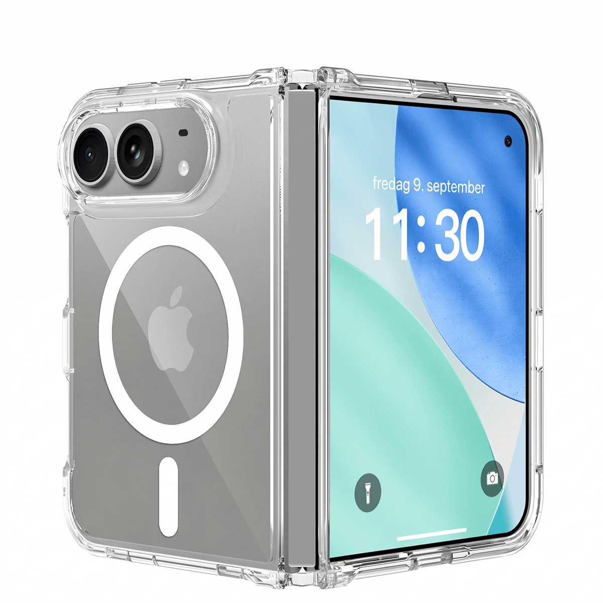 CLARIVUE-deksel til Apple iPhone Duo (MagSafe-kompatibel (Magnetisk) / Standard (Ikke-magnetisk))
