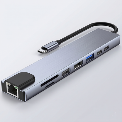 SZPACMATE 8-in-1 USB-C-hub
