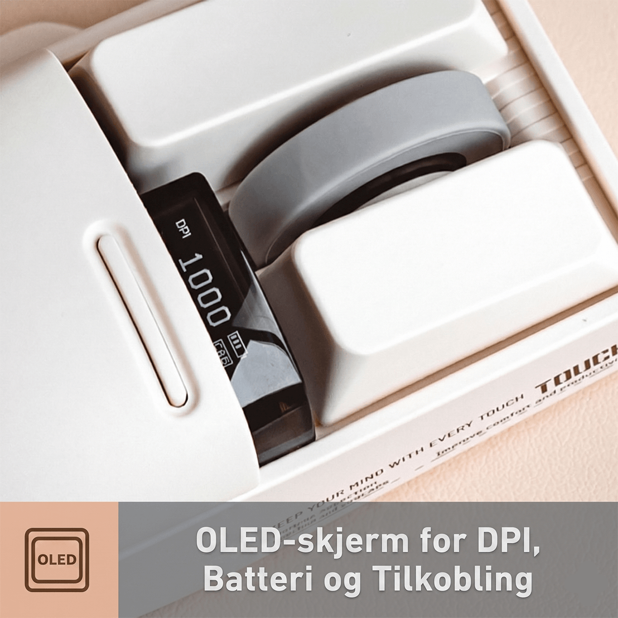 LOFREE Touch PBT trådløs mus