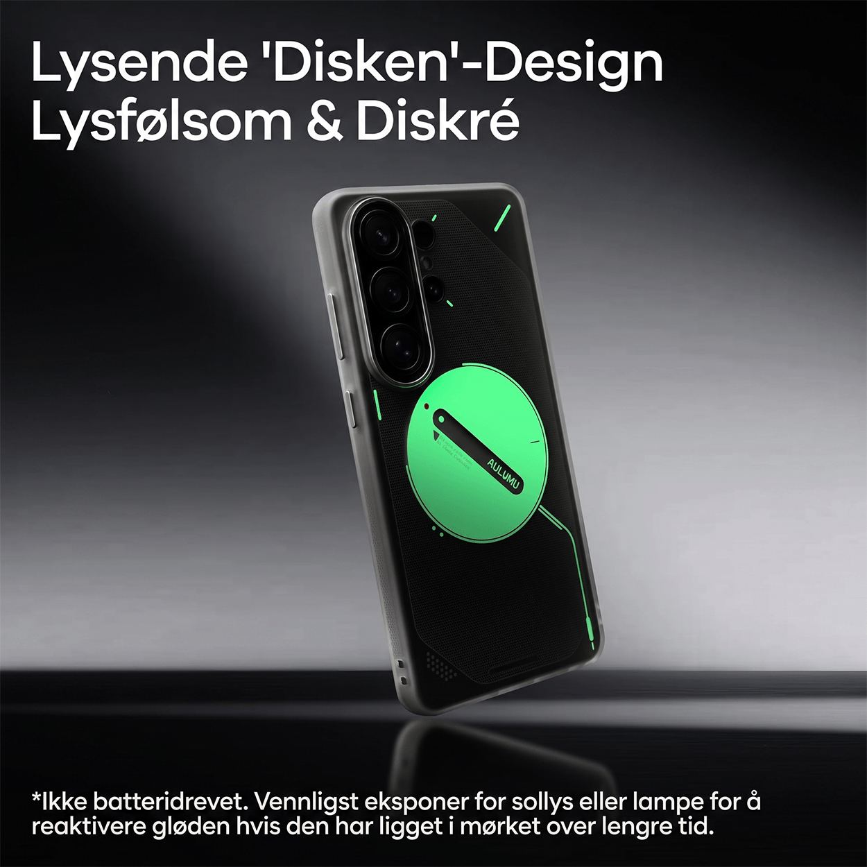 Aulumu S26 Ultra Galaxy Magnetisk deksel (Gjennomsiktig grå)