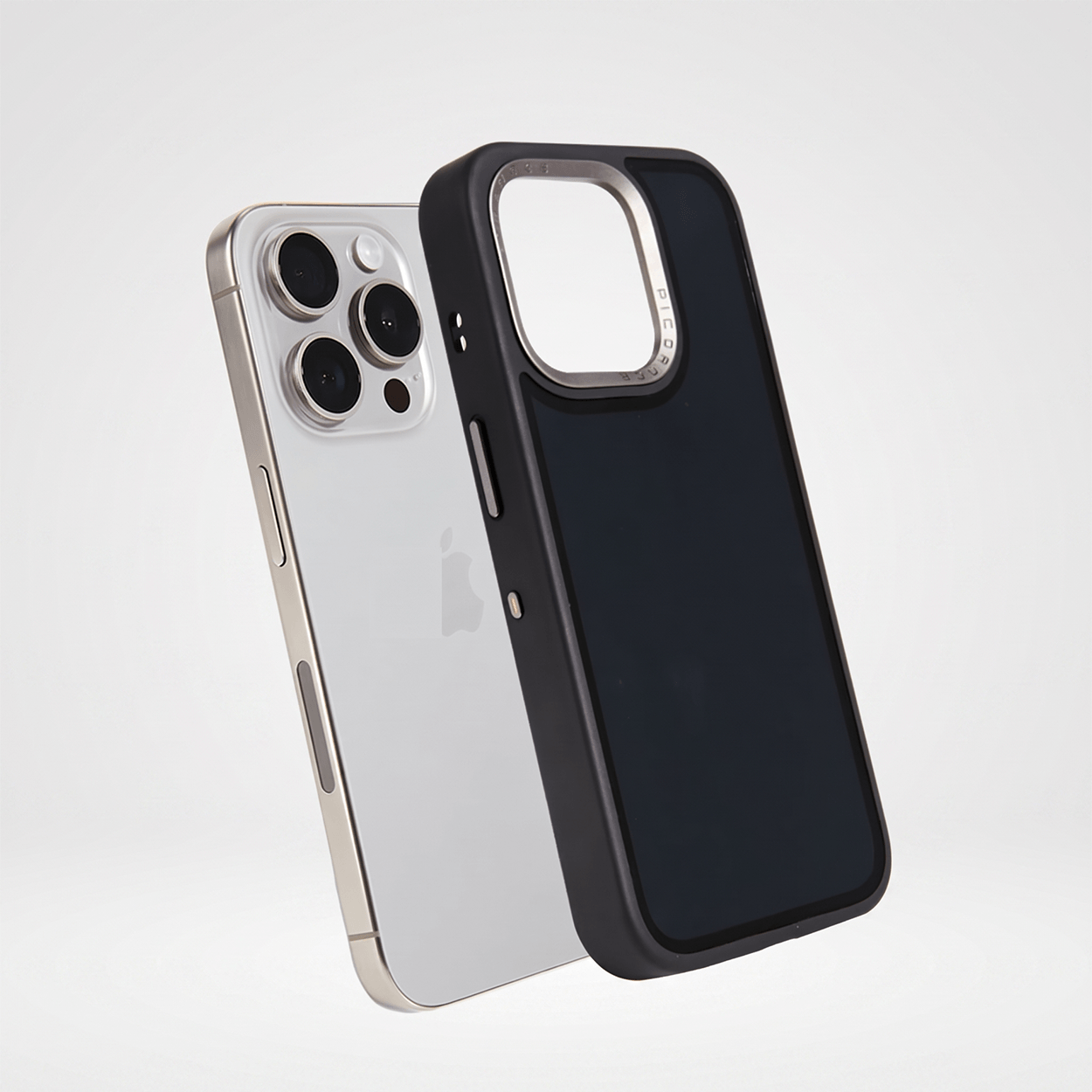 PICDANCE Smart LED-skjermdeksel, iPhone 15 Pro, sort