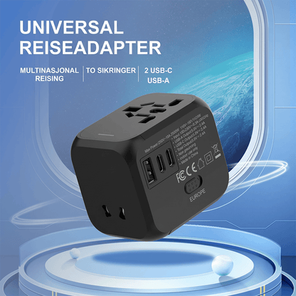 Adrinfly SA17-227H010 Universell Reiseadapter