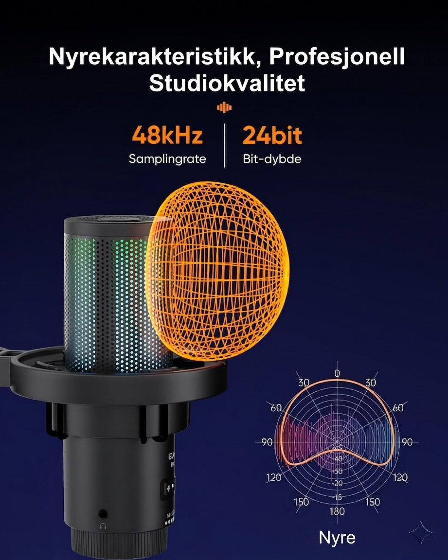 COMICA Ejoy Uni PRO(D) USB trådløst spillmikrofon