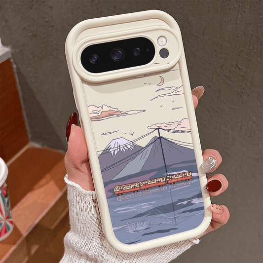 AEROVIEW Mt. Fuji Nattehimmel-deksel (Google Pixel 7 - Pixel 10 Pro XL 5G)