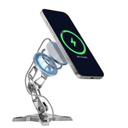 Peakzooc CNC Aluminum Magnetic Phone Stand – Justerbar arm, MagSafe-kompatibel