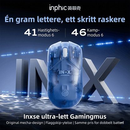 inphic IN-X SE trådløs spillmus (500mAh)
