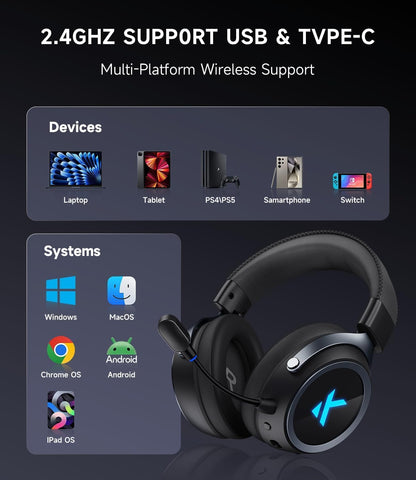 MCHOSE X9 trådløst spillheadset