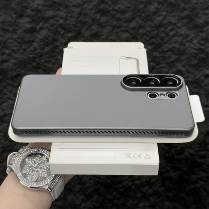 AEROVEIL Veganskinn-deksel for Samsung Galaxy S24/S25/S26 Ultra