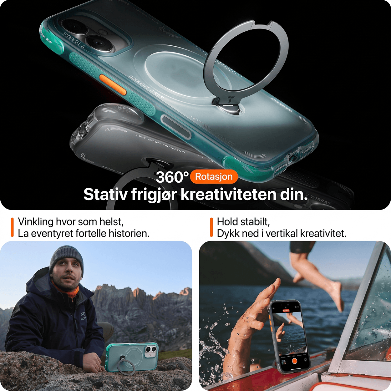 TORRAS Ostand Q3 Air MagSafe-deksel
