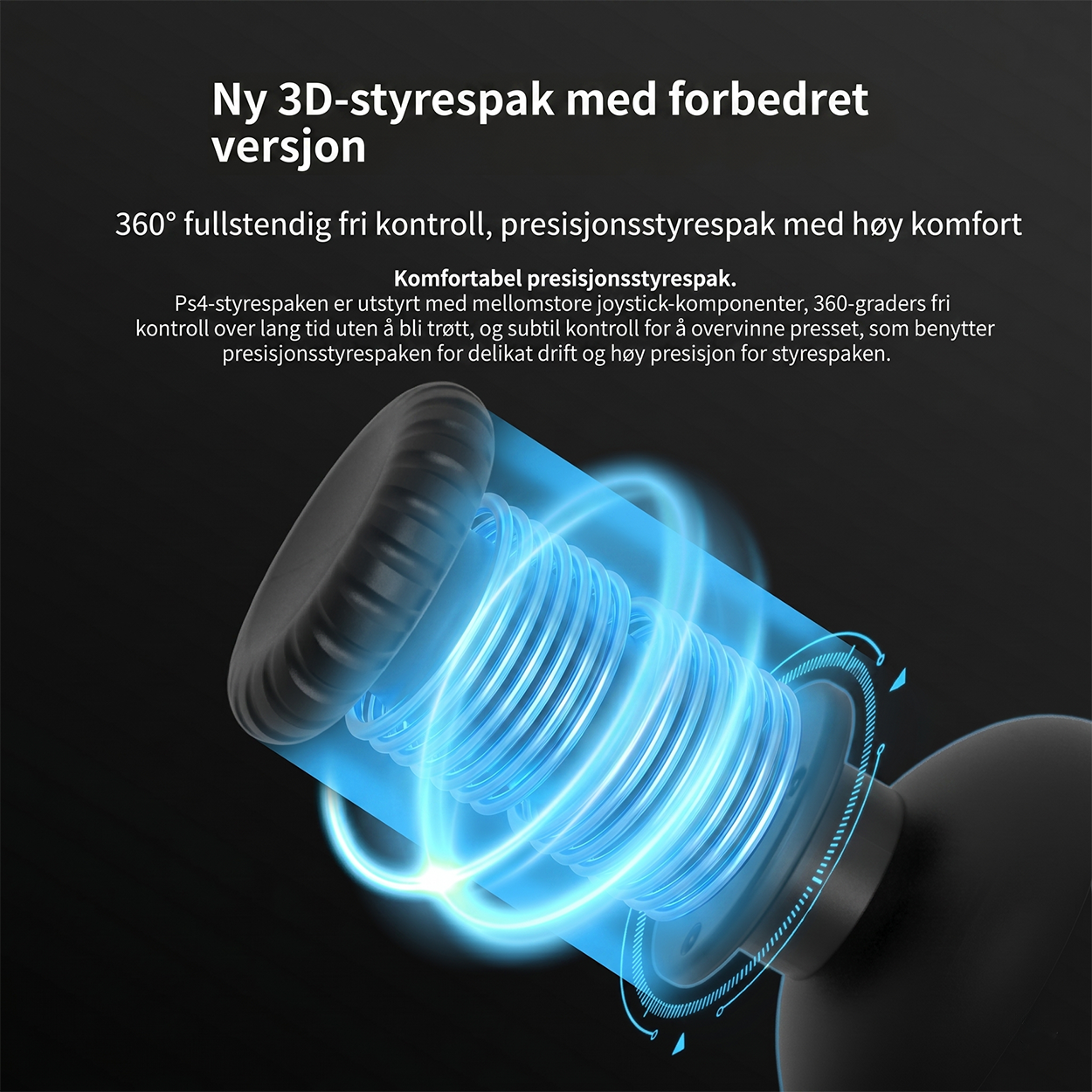 P49 Trådløs Spillkontroller for PS4