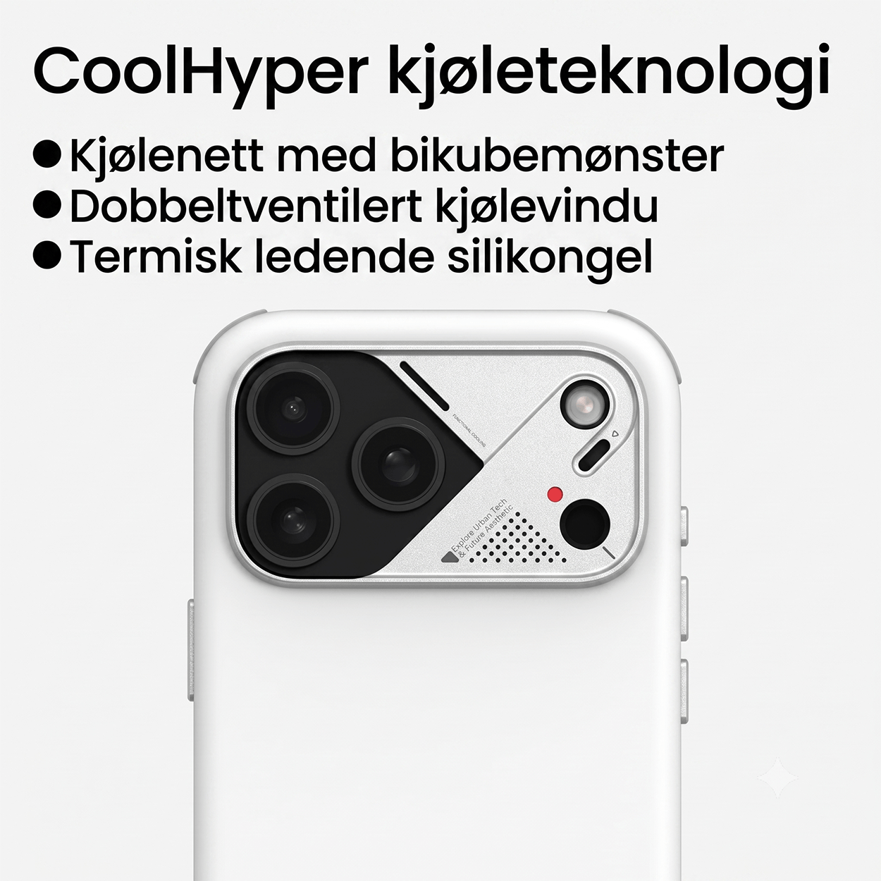 Aulumu A17 Støtsikkert Deksel til iPhone 17 Pro / Pro Max