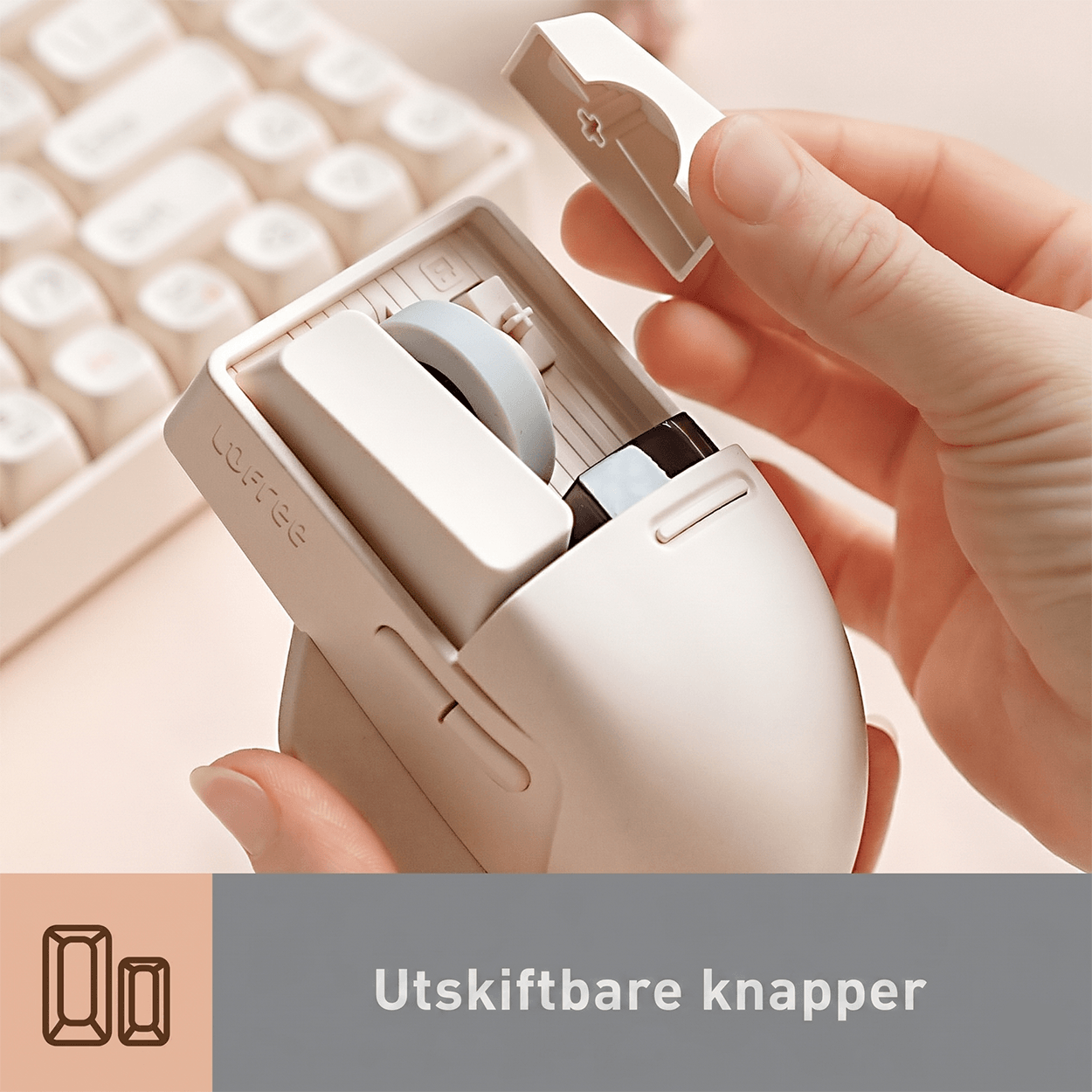 LOFREE Touch PBT trådløs mus