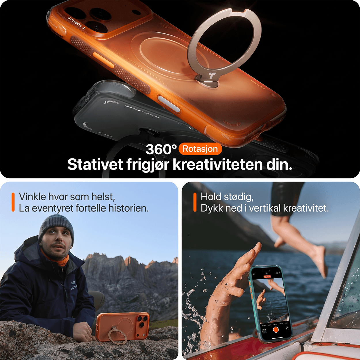 TORRAS Ostand Q3 Air MagSafe-deksel