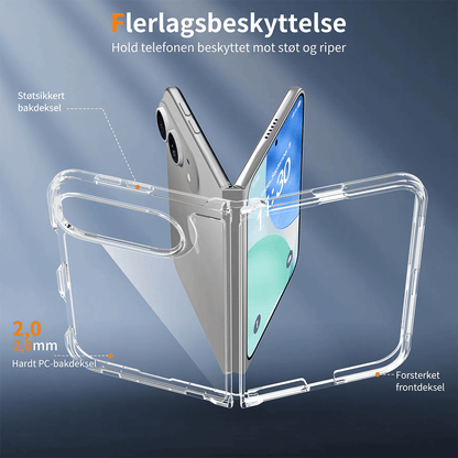 CLARIVUE-deksel til Apple iPhone Duo (MagSafe-kompatibel (Magnetisk) / Standard (Ikke-magnetisk))