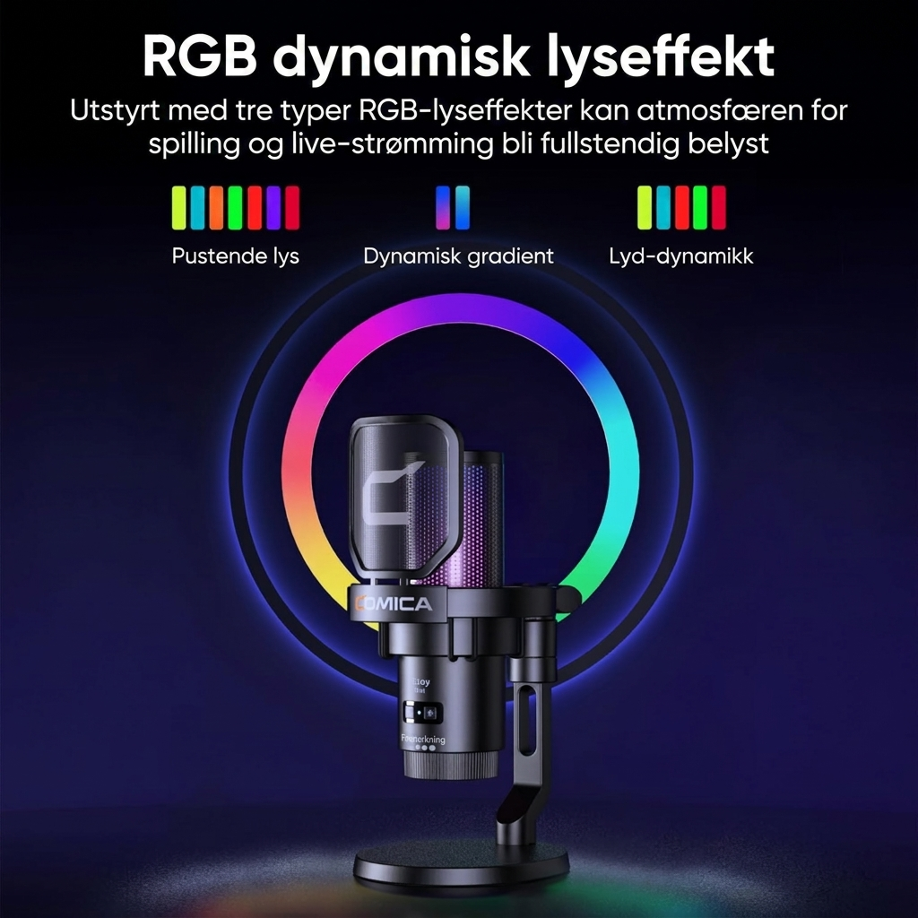 COMICA Ejoy Uni PRO(D) USB trådløst spillmikrofon