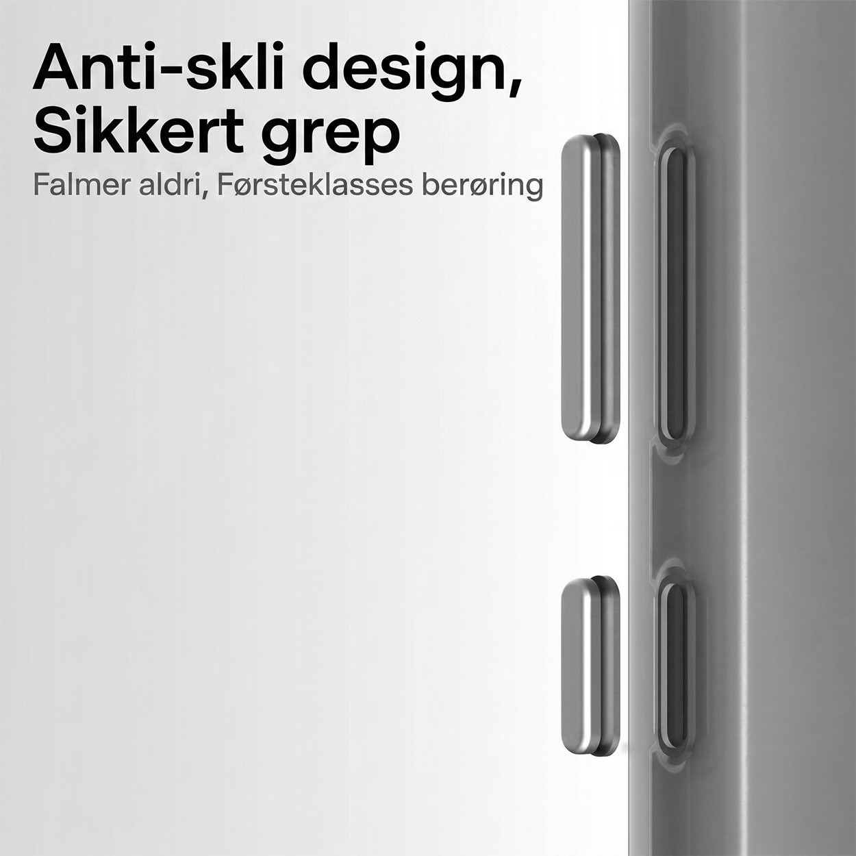 Aulumu S26 Ultra Galaxy Magnetisk deksel (Gjennomsiktig grå)