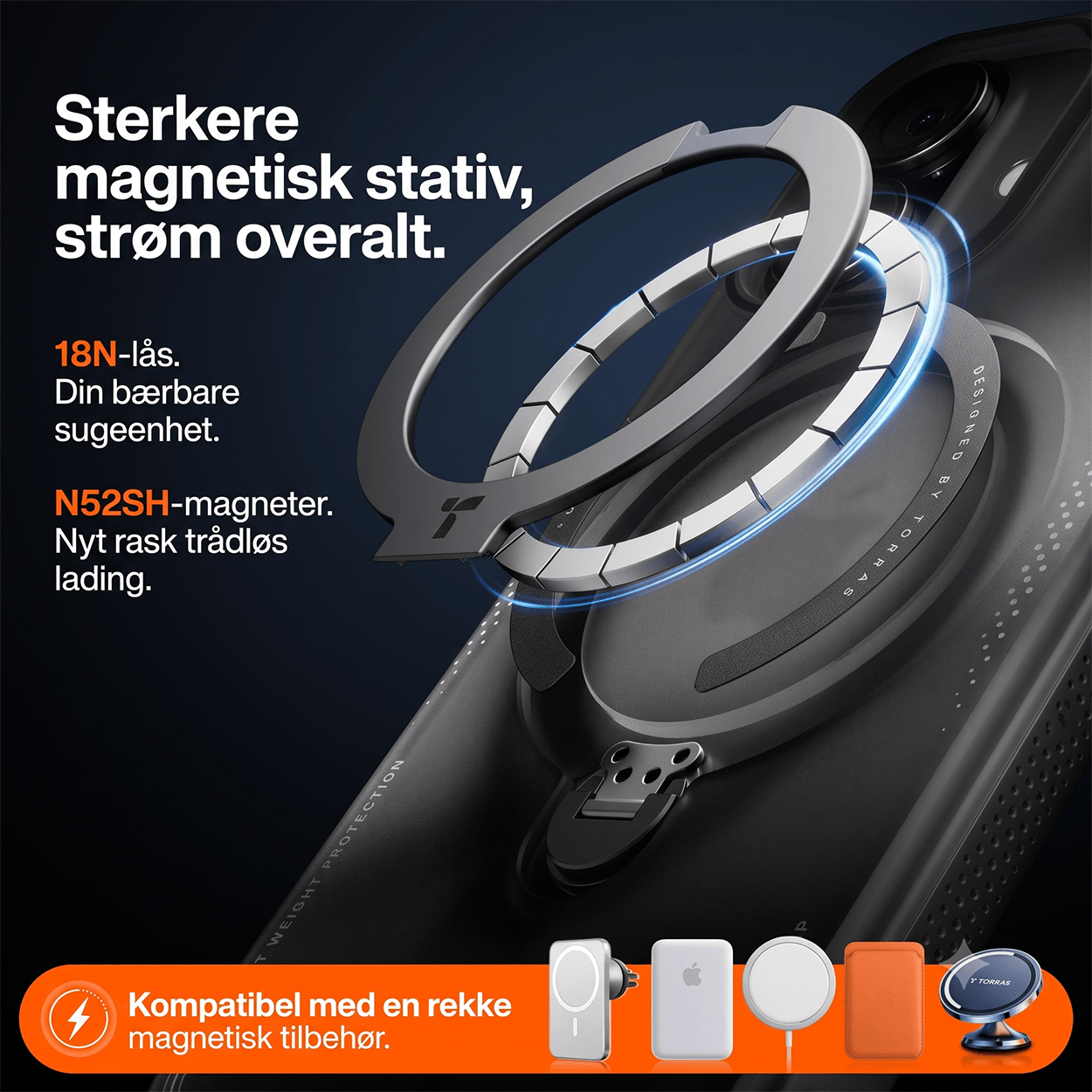 TORRAS Ostand Q3 Air MagSafe-deksel