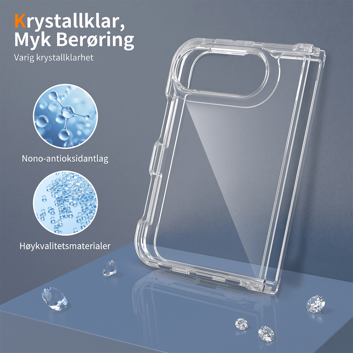 CLARIVUE-deksel til Apple iPhone Duo (MagSafe-kompatibel (Magnetisk) / Standard (Ikke-magnetisk))