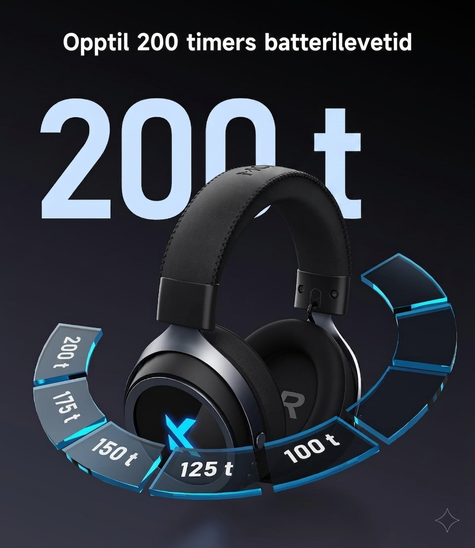 MCHOSE X9 trådløst spillheadset