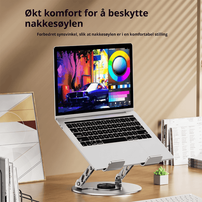 ROSLINY 360° Rotating Aluminum Alloy Laptopstativ