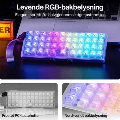 EPOMAKER Luma40 Lavprofil mekanisk tastatur