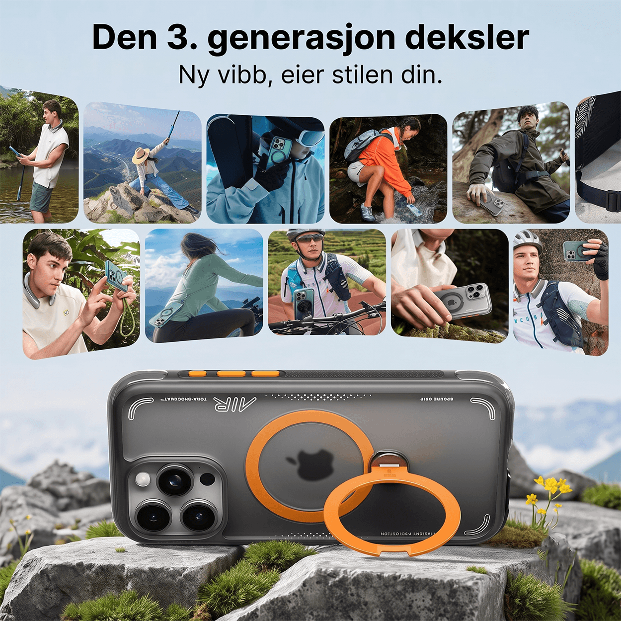 TORRAS Ostand Q3 Air MagSafe-deksel