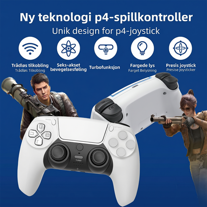 P49 Trådløs Spillkontroller for PS4