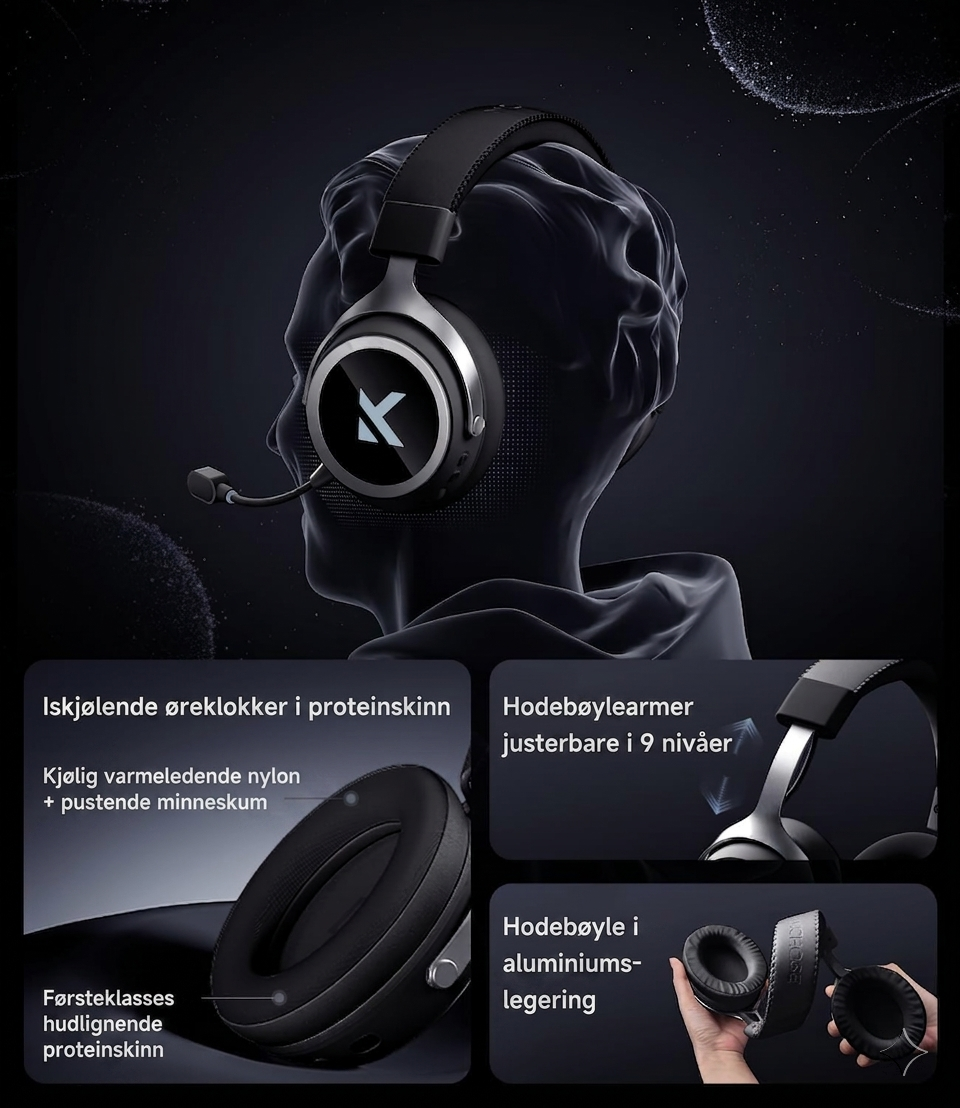 MCHOSE X9 trådløst spillheadset
