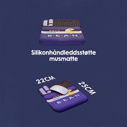 Ancreu PAD-3 Minneskum Hånddstotte med Musematte – Gaming, Tegneseriedesign