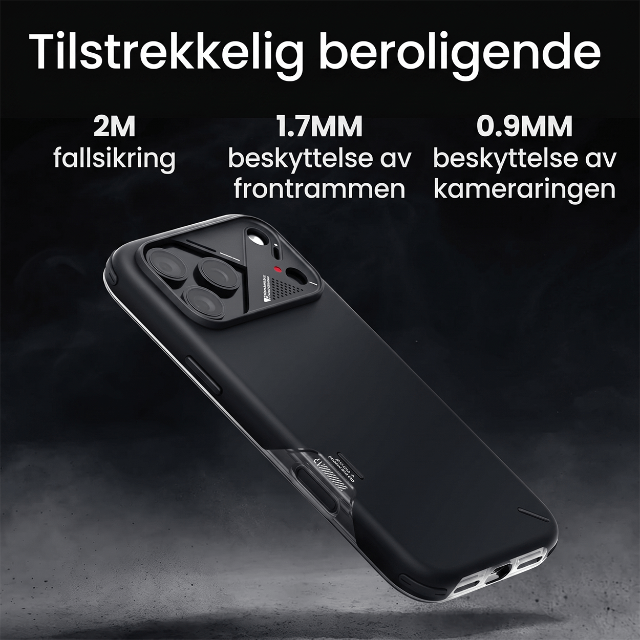 Aulumu A17 Støtsikkert Deksel til iPhone 17 Pro / Pro Max