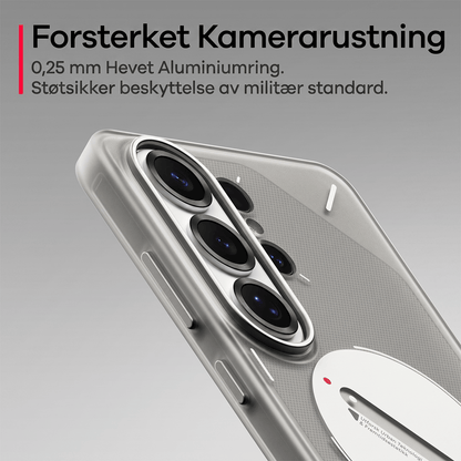 Aulumu S26 Ultra Galaxy Magnetisk deksel (Gjennomsiktig grå)
