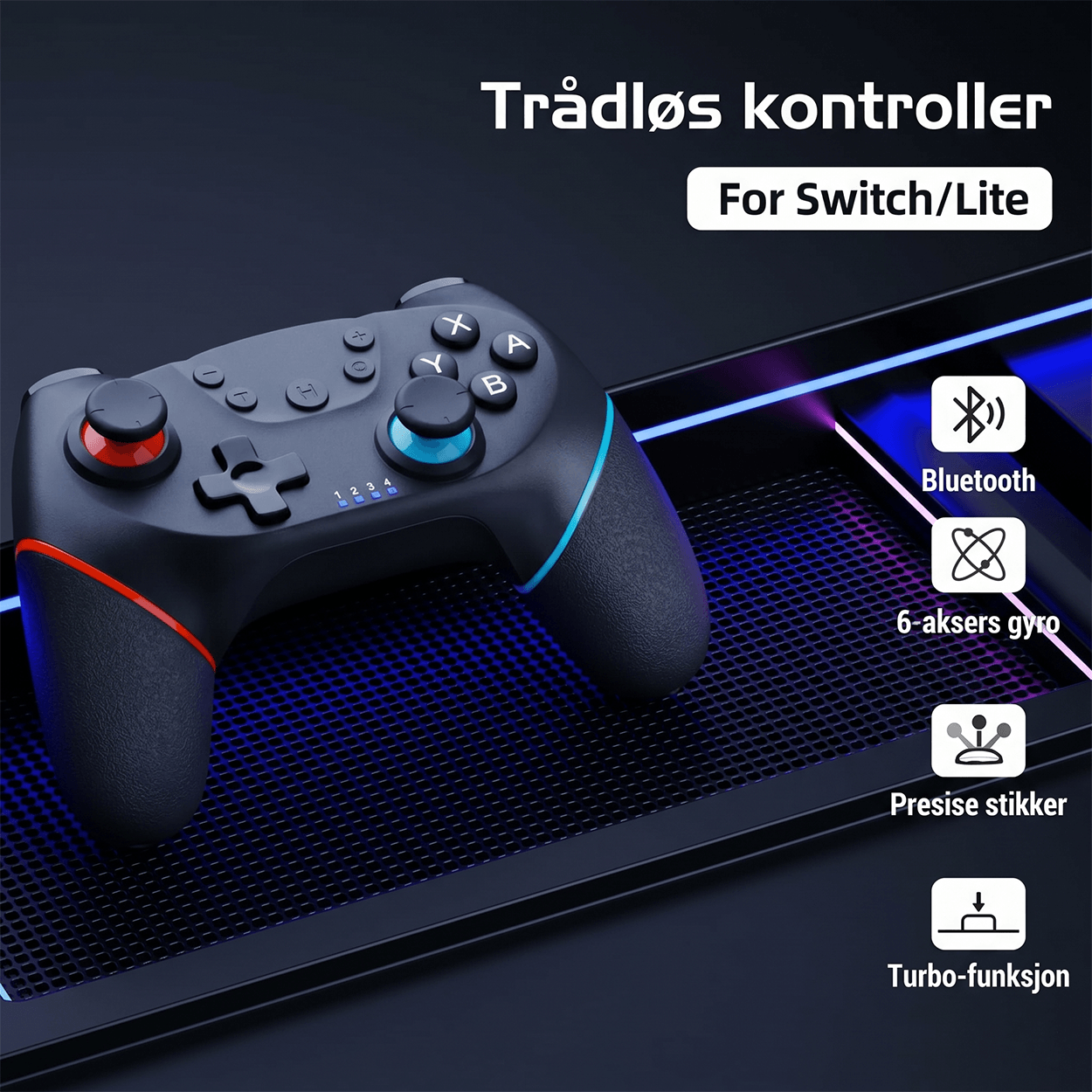Nintendo Switch Wireless Controller SW-01 - Trådløs spillkontroller