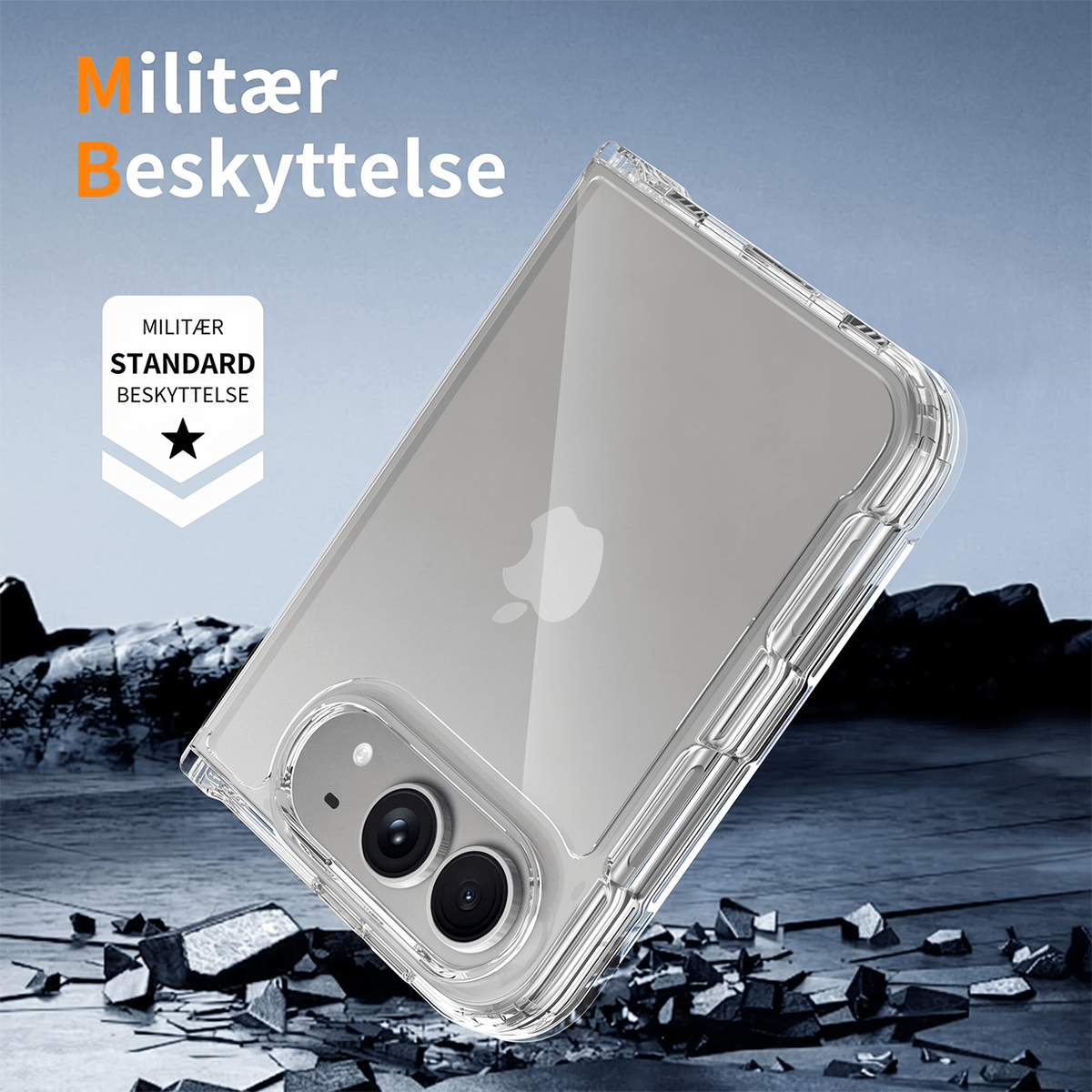 CLARIVUE-deksel til Apple iPhone Duo (MagSafe-kompatibel (Magnetisk) / Standard (Ikke-magnetisk))