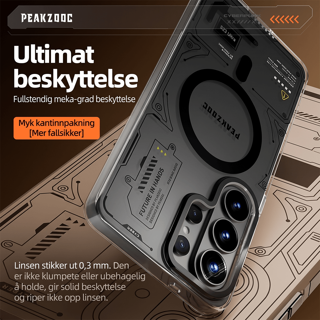 Peakzooc Neuron Series MagSafe-deksel